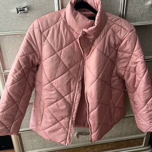 NY & Co pink puffer jacket